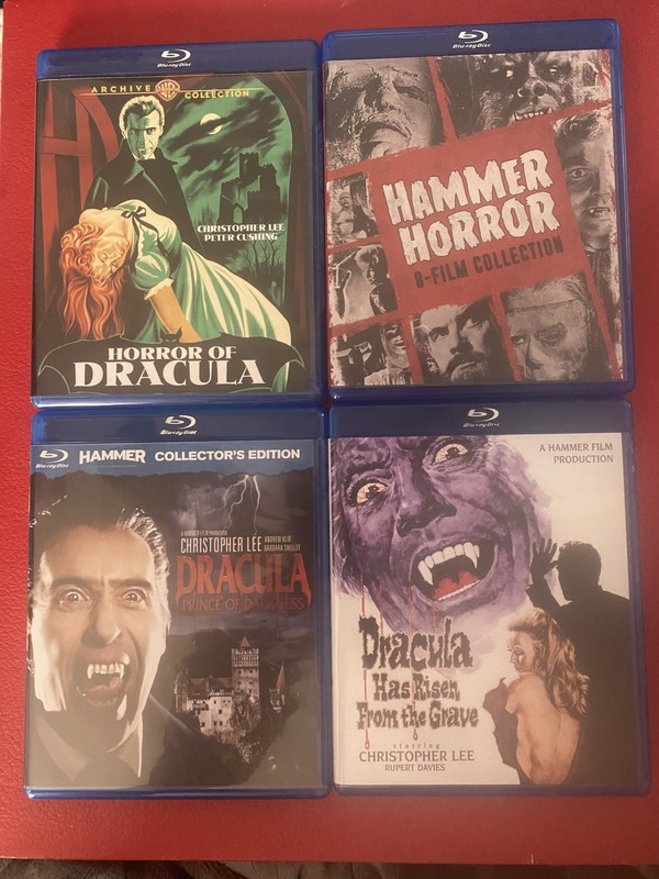 Hammer Vampire 4k/Blu-ray Scars of Dracula Twins of Evil Vampire Circus 