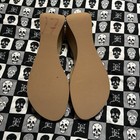 Vintage Y2K Two Lips Tan Beige Wedge Sandals — photo 5