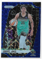2024 Panini Prizm WNBA Blue Velocity #14 Jonquel Jones New York Liberty GWU