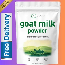 Micro Ingredients Goat Milk Powder 2 Lb Grass-Fed Australian Source Pure formula