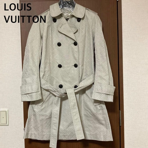 LOUIS VUITTON（LV） Louis Vuitton Monogram Trench Cappotto Beige 36 Donna Moda