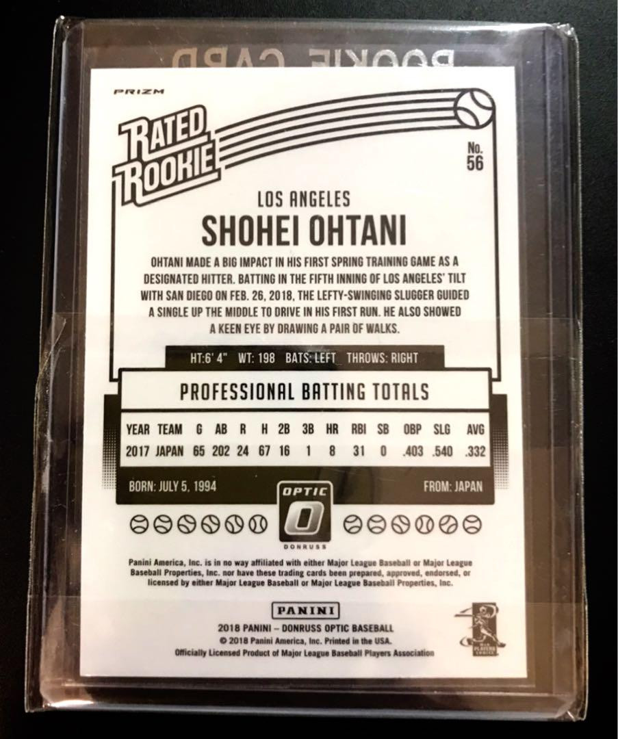 C98】MLB カード Shohei Ohtani RC silver