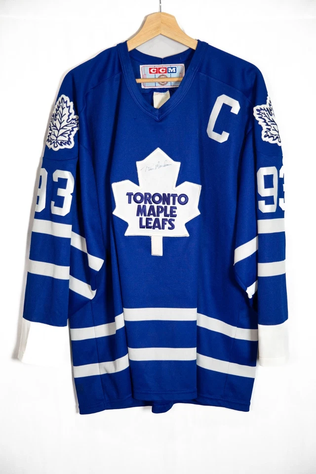 Camiseta deportiva de hockey vintage Toronto Maple Leafs Doug Gilmour #93 NHL CCM talla XL Foto 2 de 4