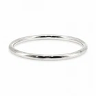 Sterling Silver Solid Golf Bangle | 65mm Internal Diameter | 5mm Wide #69865