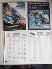 2002 Daytona 500 NASCAR Souvenir Program & Visitor's Guide Set - Florida Race