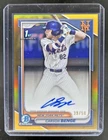 2024 Bowman Draft Carson Benge Chrome Auto Gold Refractor 1st Prospect #/50 Mets