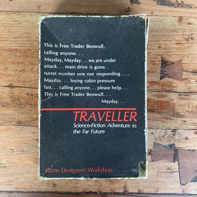 Rare Classic Traveller First Edition Boxed Set 1977 Games Workshop