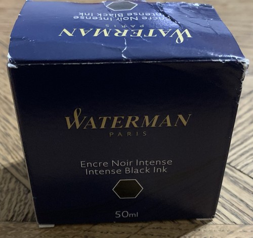 Waterman Penna Stilografica Inchiostro Nero Intenso Bottiglia 50Ml - Foto 3 di 7