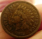 SEMI-KEY 1872 INDIAN CENT F DETAILS