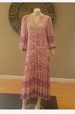 Spell And The Gypsy Mossy Button Through Gown Size Xs In Lilac