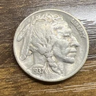 1937 Buffalo Nickel - Actual Coin Shown -