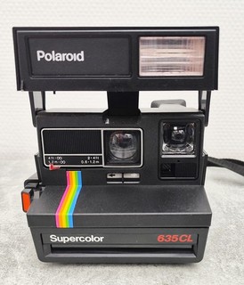 Polaroid Super Color 635 Cl Sofortbildkamera mit eingebautem Blitz