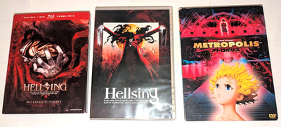 Hellsing Ultimate Vol 1-4 Collection Bluray+DVD & The Complete Series Funimation