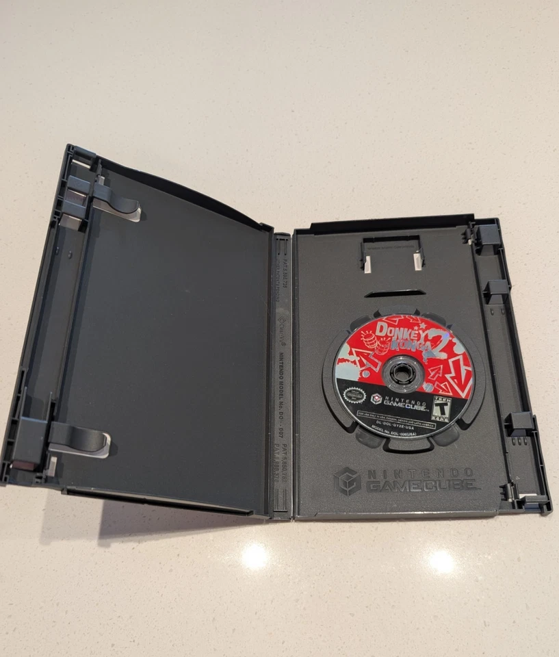 Nintendo GameCube Donkey Konga 2 con Bongos Paquete Cantidad 2 GameCube/Wii Probado Foto 4 de 4