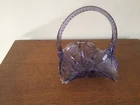 Fenton 95th Anniversary Amethyst Purple Art Glass Basket