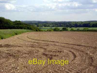 Photo 6x4 Field at Bossington Farm Bossington/SU3331 Looking south acros c2006