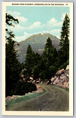 Sonora Pass Highway Dardanelles Mountains In The Distance 73 Vintage Postcard