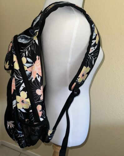 ROXY Backpack School Bag Women’s Girls Floral Tropical Multicolor NWT - Picture 2 of 14