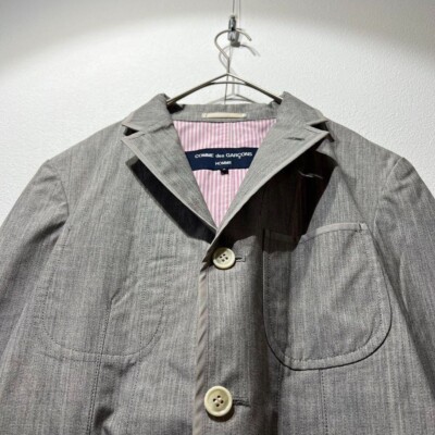 COMME DES GARCONS HOMME 08AW BLAZER JACKET Striped Tailored Jacket