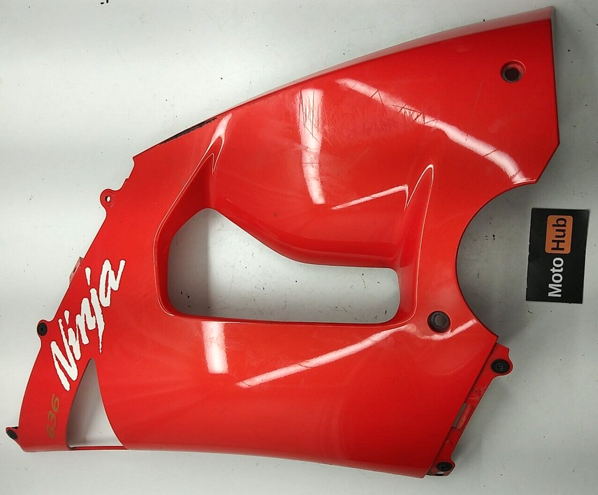 05-06 KAWASAKI NINJA ZX6R ZX636 OEM LEFT UPPER FAIRING COWL