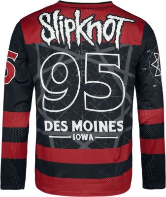 Des Moines Slipknot Jersey Heavy Metal Band Men's Hockey Mesh