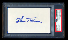 GORMAN THOMAS SIGNED INDEX CARD MINT PSA/DNA SLABBED AUTOGRAPHED 2 TIME HR CHAMP