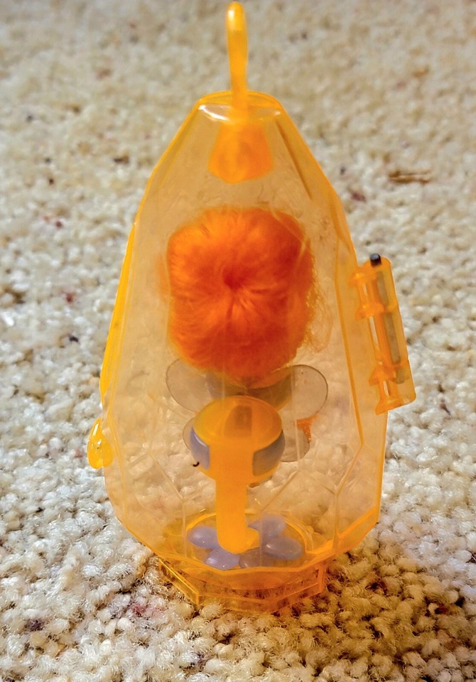 Rare Barbie Fairytopia Emerald Green Case Ring Doll Bendable Mini Fairy