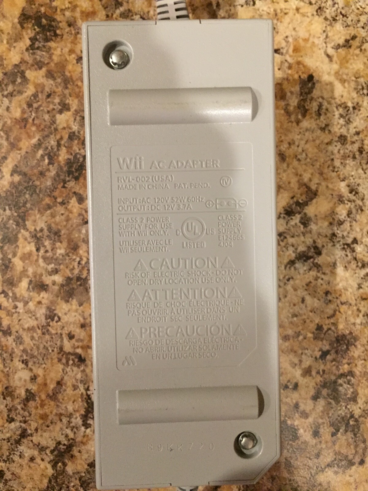 Nintendo Wii Power Brick "Authentic" eBay