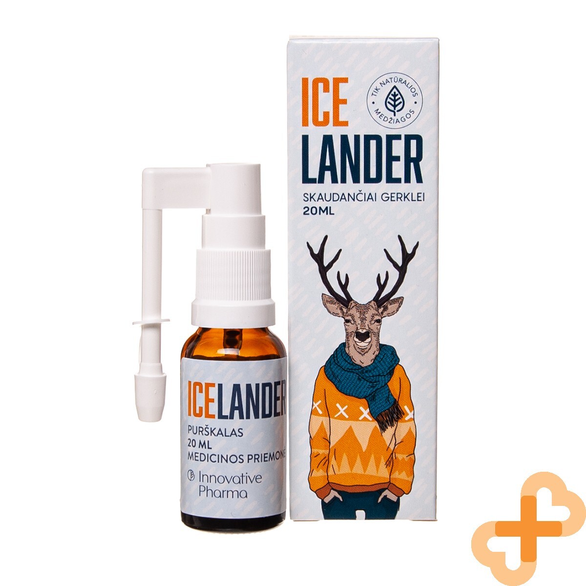 ICELANDER Spray gegen Halsschmerzen 20 ml Island Moose Extrakt Schmerzlinderung
