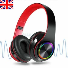 Wireless Bluetooth Headphones with Noise Cancelling Over-Ear Sport Earphones UK