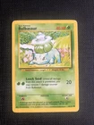 Pokémon TCG Bulbasaur Base Set 44/102 Regular Unlimited Common LP