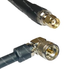 RFC400 RP-SMA MALE to UHF MALE ANGLE Coaxial RF Cable USA-Ship Lot