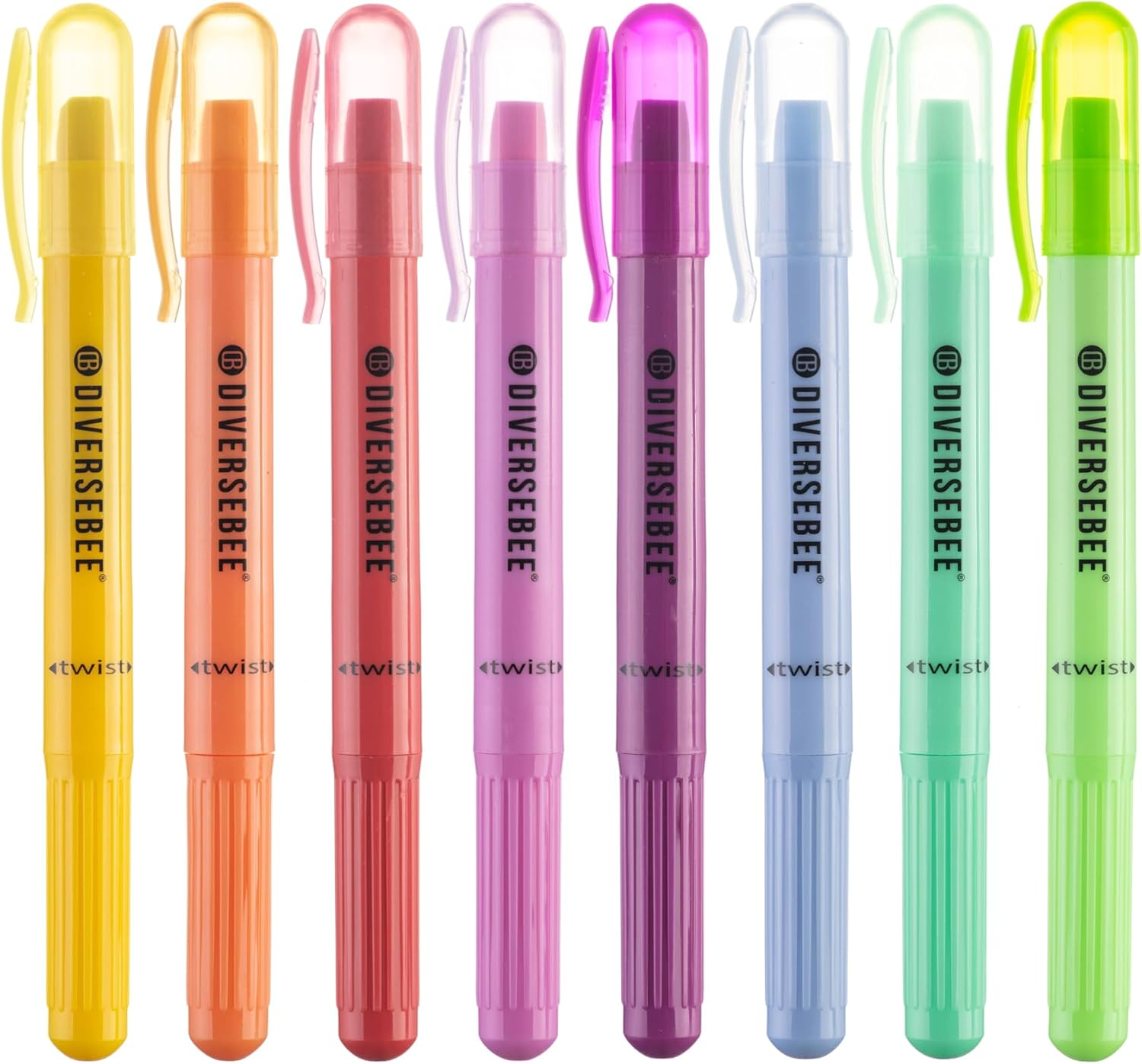 Bible Highlighters and Pens No Bleed, 8 Pack Assorted Colors Gel Highlighters Se-image
