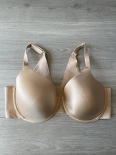 Catherines Intimates Bra Womens 42DD Nude Full Coverage Back Smoothing Wireless