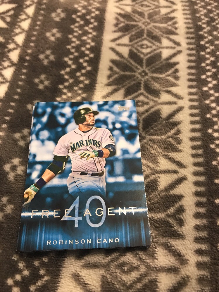 2015 Topps Series 1 Free Agent 40 Robinson Cano Seattle Mariners  F40-2 Insert