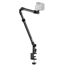 ZJ02 Adjustable Desktop Camera Mount with Extension Arm for DSLR Mirrorless Mic