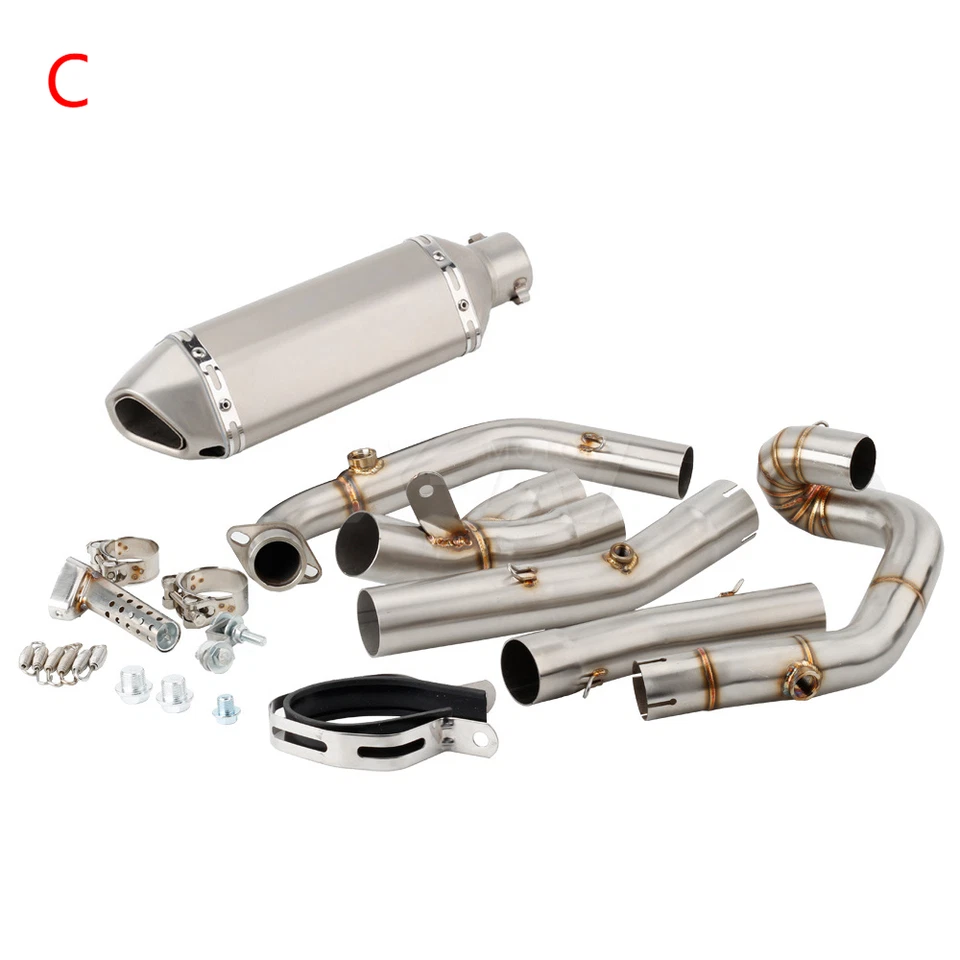 For Suzuki SV650 SV650S 2003-2015 SV 650/S Motorcycle Exhaust Pipe And Link Pipe - Image 4 of 4