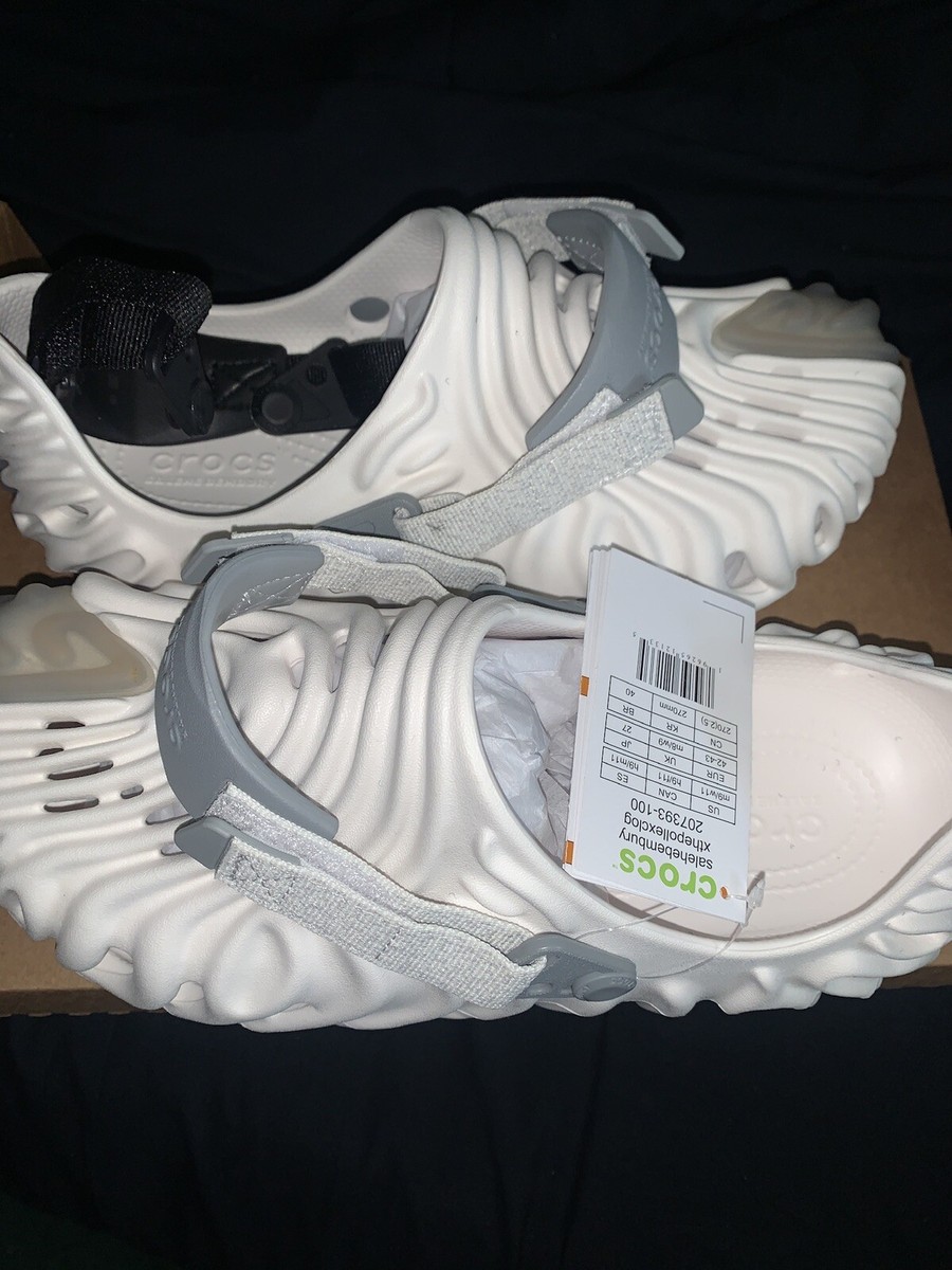 crocs pollex clog spackle almost white (friends & Family) | eBay