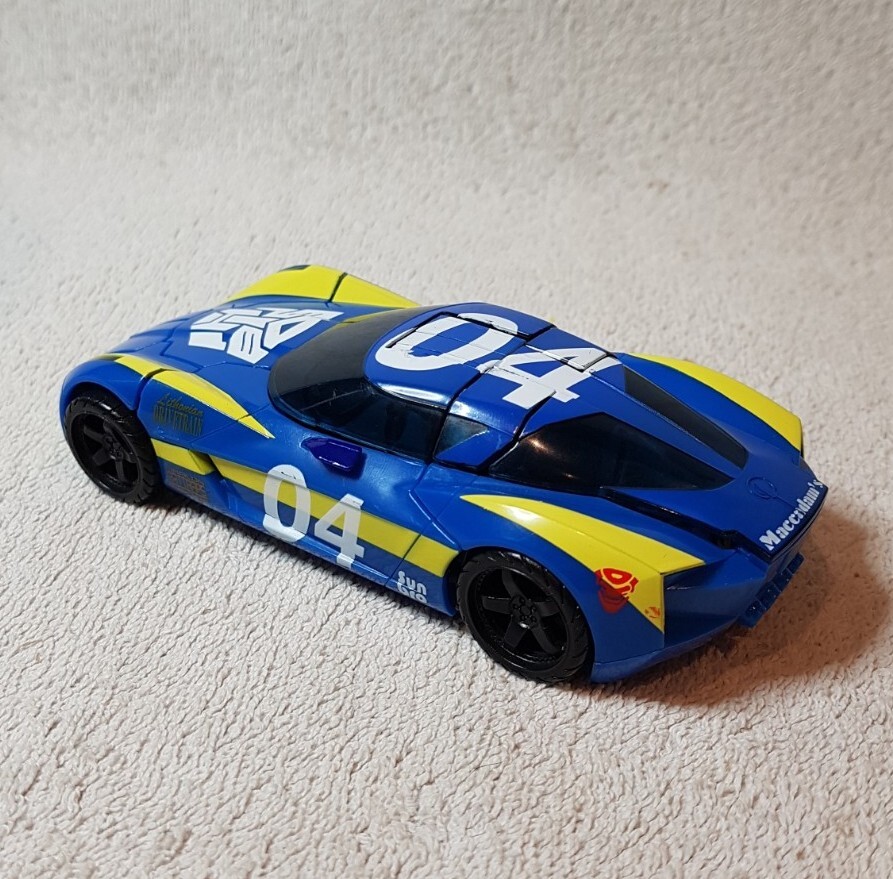 Transformers Movie Dark of the Moon Sideswipe/Corvette VGC Missing