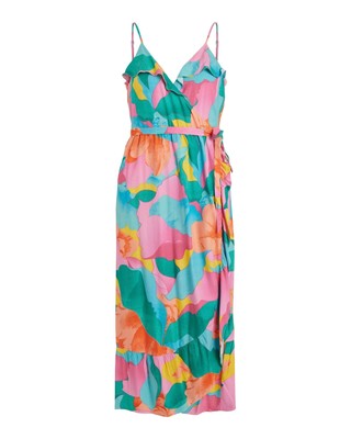 Vila Clothes Printed midi wrap dress WFSTRIPE Women Multicolor Dresses