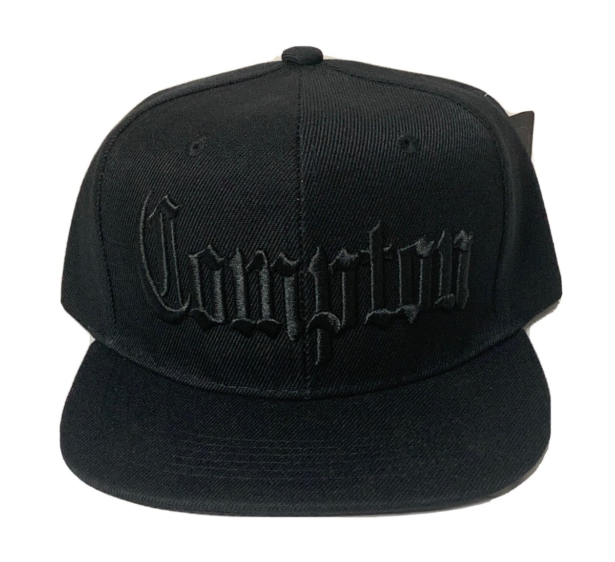 Black STRAIGHT OUTTA COMPTON CA CALI EAZY E DR DRE ICE CUBE