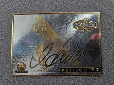 🔥 2001 Authentic Images Ichiro Suzuki RC Rookie All-Star 24KT on METAL ERROR