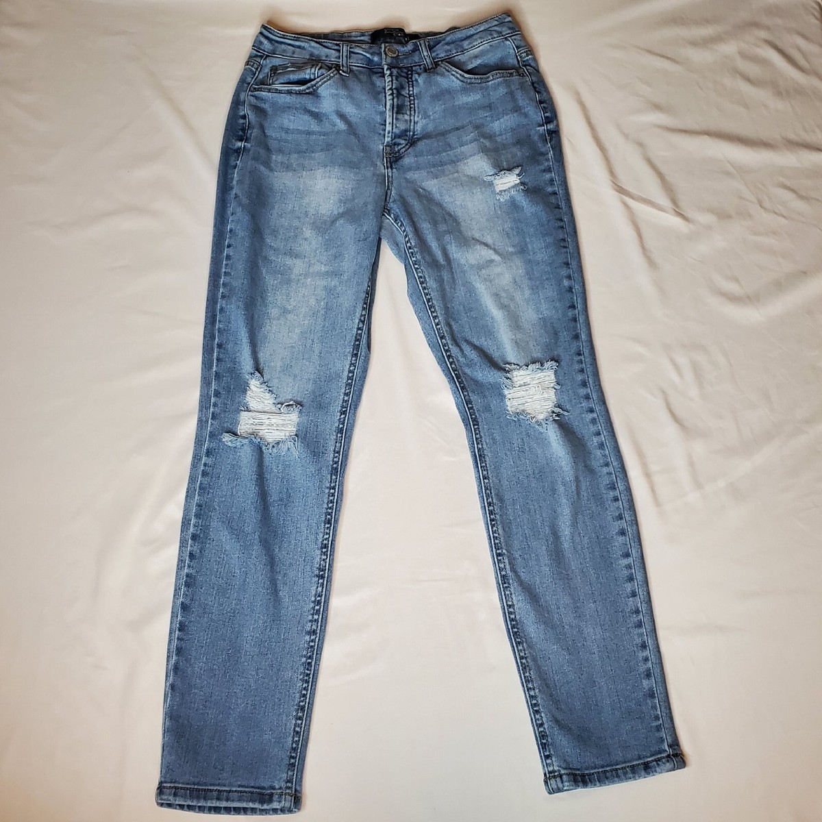 Ebay Acid Wash American Eagle Bleached Jeans American Eagle Jeans Men 29x32  Slim Flex Distressed Whiskered, image size:1200x1200