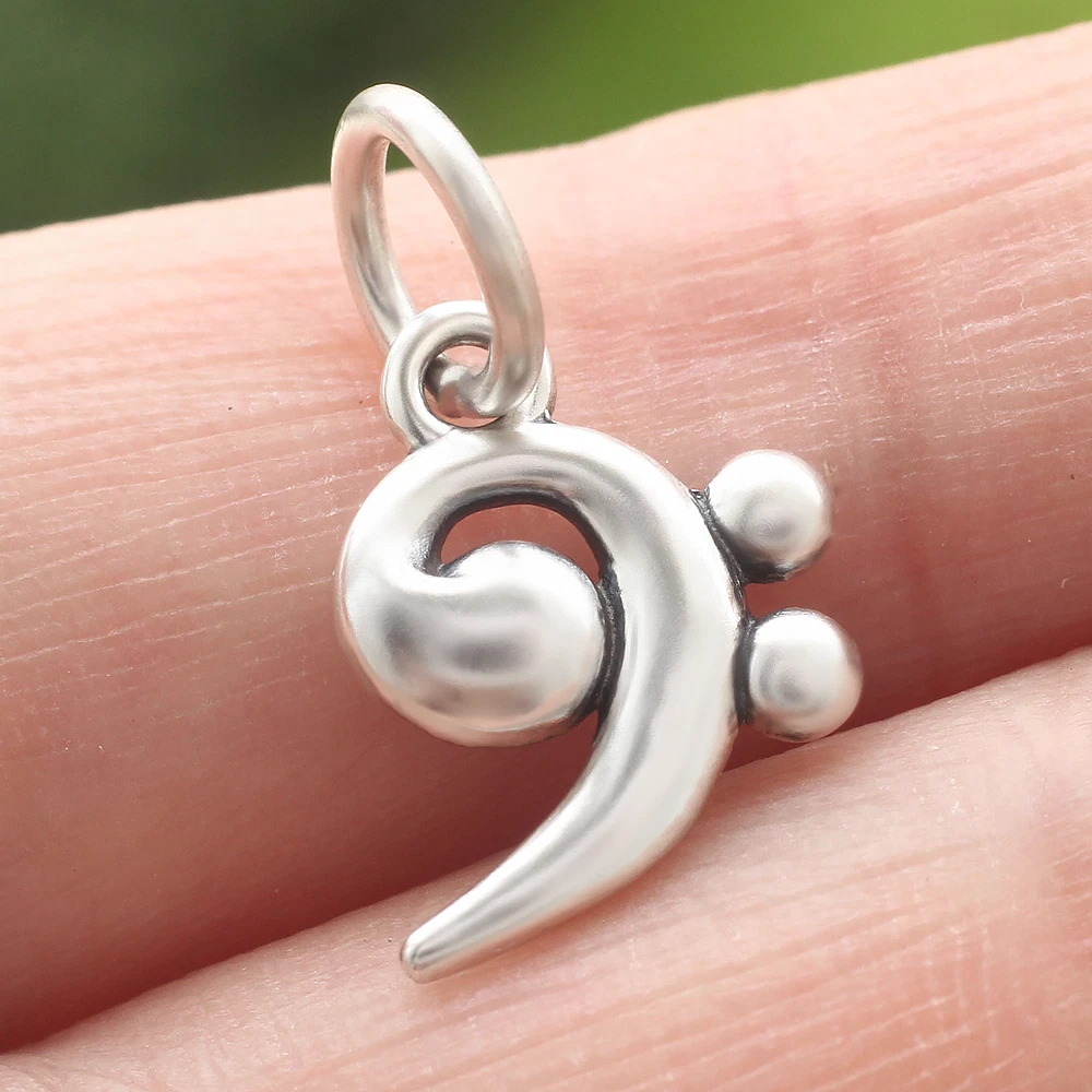 Ciondolo in argento sterling Tromba .925 x 1 Ciondoli musicali Trombe
