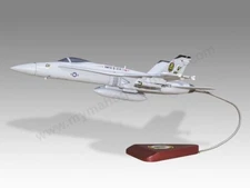 McDonnell Douglas F-18 United States Marine Corps Desk Wood Model Large 1/48