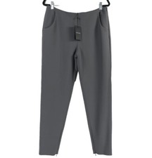 NWT GIORGIO ARMANI MADE IN ITALY     VIRGIN WOOL Trousers Pockets Zip Hem 44