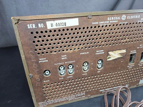 Vintage General Electric Radio Tuner Model 5000 Works VIDEO DEMO! 🎥📺✅ - Picture 13 of 18