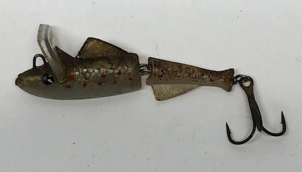 Vintage Rare France Depose Jointed Tail End Treble Hook Fishing Lure | eBay