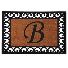 Calloway Mills 180041925B Monogram Insert Doormat 19" x 25" (Letter B) Letter B