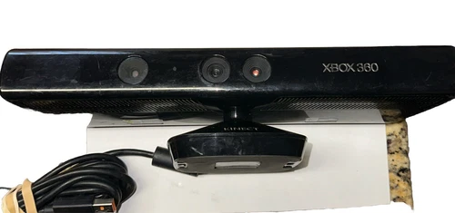 Microsoft Xbox 360 Kinect Motion Sensor (Model 1414) Black Authentic - Picture 2 of 6